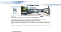 Desktop Screenshot of kfz-danilovs.de